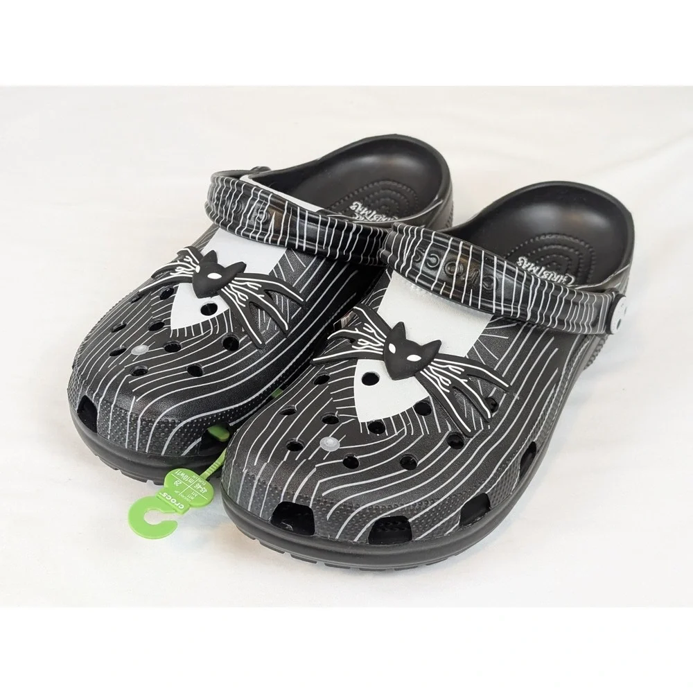 Crocs Nightmare Before Christmas Jack Skellington Clogs Men's 11 NWT